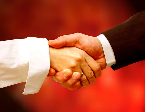 Business agreement handshake